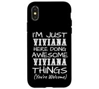 Solo soy Viviana aquí haciendo cosas increíbles de Viviana Carcasa para iPhone X/XS