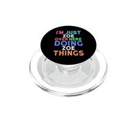 Solo Soy Zoe aquí Haciendo Cosas de Zoe Zoe PopSockets PopGrip para MagSafe