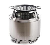 Solo Stove Yukon Paquete de Cocción con Parrilla de Hierro 2.0 | incl. Yukon Brasero con Soporte, Utensilios de Cocina de Hierro Fundido con Base de Acero Inoxidable, (HxA) 66,5 x 44,5 cm, peso: 28 kg