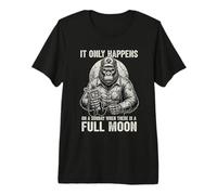 Solo Sucede Cuando Hay una Luna Llena de reparación de Coches Chicos Camiseta Premium