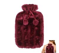 Solo tapa de la botella de agua - 2 litros suave piel de peluche bonita cubierta para botella de agua caliente - Botella Softcover para calor frío 6-8 horas para mantener caliente ayuda