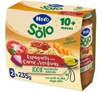 Solo Tarrito Espaguetis con Carne y Verduras +10 Meses 470 gr