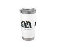 Solo tengo que ser yo Pingüinos Vaso térmico de acero inoxidable de doble pared