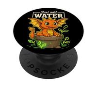 Solo Tienes Que añadir Agua y Cultivar tu Propio dragón PopSockets PopGrip Adhesivo