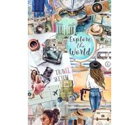 Solo Travel: Female Travel Journal & Guided Planner: Chic Scrapbook Style Diary, College Study Abroad Log & World Tour Memo Notebook for Girls