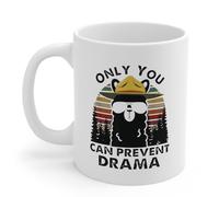 Sólo Tú Puedes Evitar El Drama Llama Taza Cerámica Taza De Café Con Asa Tazas 330Ml Para Café Amigo Hogar