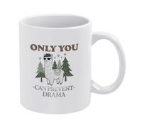 Sólo Tú Puedes Evitar El Drama Taza Cerámica Taza De Café Porcelana Tazas 330Ml Para Hogar Leche Té