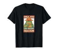 Solo tú Puedes Evitar Fascismo Rana Ilustración Ranas Camiseta