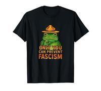Solo tú Puedes Evitar Fascismo Rana Ilustración Ranas Camiseta