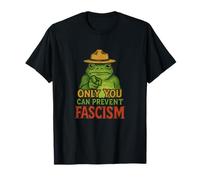 Solo tú Puedes Evitar Fascismo Rana Ilustración Ranas Camiseta