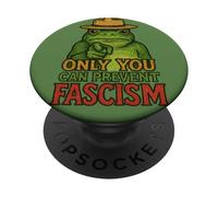 Solo tú Puedes Evitar Fascismo Rana Ilustración Ranas PopSockets PopGrip Adhesivo