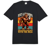 Solo un Abuelo Que Siempre volvió con el Milk Sasquatch Comfort Colors Adult Heavyweight T-Shirt