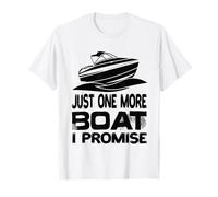 Solo un Barco más Prometo Barco Capitán Yate Lancha a Motor Camiseta