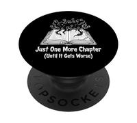 Solo un capítulo más Divertido Amante de los Libros Lector Terror PopSockets PopGrip Adhesivo