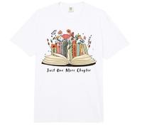 Solo un capítulo más: Floral Funny para los Amantes de los Libros Comfort Colors Adult Heavyweight T-Shirt