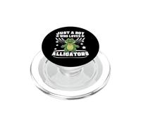 Solo un Chico Que ama a los caimanes Divertidos PopSockets PopGrip para MagSafe