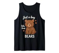 Solo un Chico Que ama a los Osos Camiseta sin Mangas