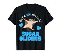 Solo un Chico Que ama a los planeadores de azúcar Cute Boys Sugar Glider Camiseta