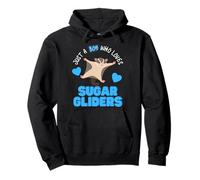 Solo un Chico Que ama a los planeadores de azúcar Cute Boys Sugar Glider Sudadera con Capucha
