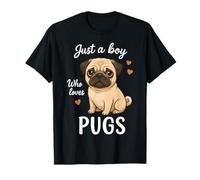 Solo un Chico Que ama a los Pugs Camiseta