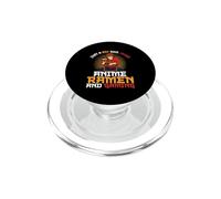 Solo un Chico Que ama el Anime Ramen y los Juegos de Azar japonés PopSockets PopGrip para MagSafe