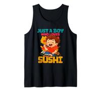 Solo un chico que ama el sushi Camiseta sin Mangas