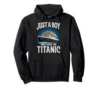Solo un Chico Que ama el Titanic Vintage Ship Titanic Lovers Sudadera con Capucha