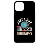 Solo un Chico Que ama la geografía Estudios sociales Carcasa para iPhone 13