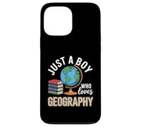 Solo un Chico Que ama la geografía Estudios sociales Carcasa para iPhone 13 Pro MAX