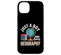 Solo un Chico Que ama la geografía Estudios sociales Carcasa para iPhone 14 Plus