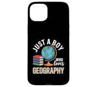 Solo un Chico Que ama la geografía Estudios sociales Carcasa para iPhone 15 Plus