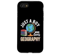 Solo un Chico Que ama la geografía Estudios sociales Carcasa para iPhone SE (2020) / 7/8
