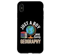 Solo un Chico Que ama la geografía Estudios sociales Carcasa para iPhone XS MAX