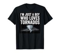 Solo un Chico Que ama la tormenta de tornados Viendo Hombres niños Camiseta
