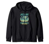 Solo un Chico Que ama la tormenta del Tiempo de Tornado Tornado Chaser Sudadera con Capucha
