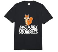 Solo un Chico Que ama Las Ardillas Ardilla Divertida Comfort Colors Adult Heavyweight T-Shirt