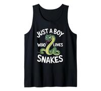 Solo un Chico Que ama Las Serpientes Camiseta sin Mangas