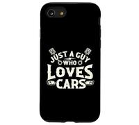 Solo un Chico Que ama los Coches - Coche de Carreras Muscle Car Guy Carcasa para iPhone SE (2020) / 7/8