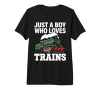 Solo un Chico Que ama los Entrena a los niños Camiseta Premium