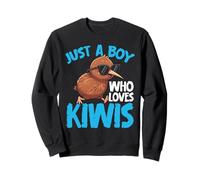 Solo un Chico Que ama los Kiwis Cool Kiwi Nueva Zelanda Sudadera