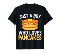 Solo un chico que ama los panqueques amante del desayuno Camiseta