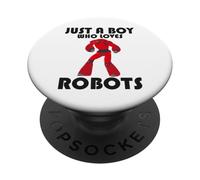 Solo un Chico Que ama los Robots, Robot PopSockets PopGrip Adhesivo