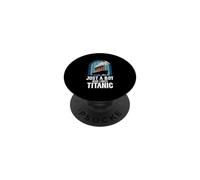 Solo un Chico Que ama Titanic RMS Titanic Ship Icebearg PopSockets PopGrip Adhesivo