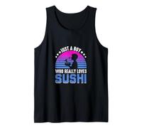 Solo un Chico Que Realmente ama el Sushi Camiseta sin Mangas