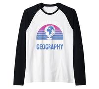 Solo un Chico Que Realmente ama la geografía Camiseta Manga Raglan