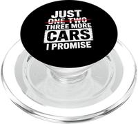 Solo un Coche más Prometo Amantes de los Autos Garage Car Entusiastas PopSockets PopGrip para MagSafe