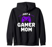 Solo Un Gamer Mamá Videojuegos Juegos Mamá Madre Diciendo Sudadera con Capucha