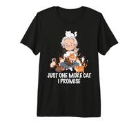 Solo un Gato más, lo Prometo, Amante de los Gatos, Hombre, niño, Gato, papá Camiseta Premium
