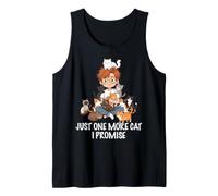 Solo un Gato más, lo Prometo, Amante de los Gatos, Hombre, niño, Gato, papá Camiseta sin Mangas