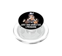 Solo un Gato más, lo Prometo, Amante de los Gatos, Hombre, niño, Gato, papá PopSockets PopGrip para MagSafe